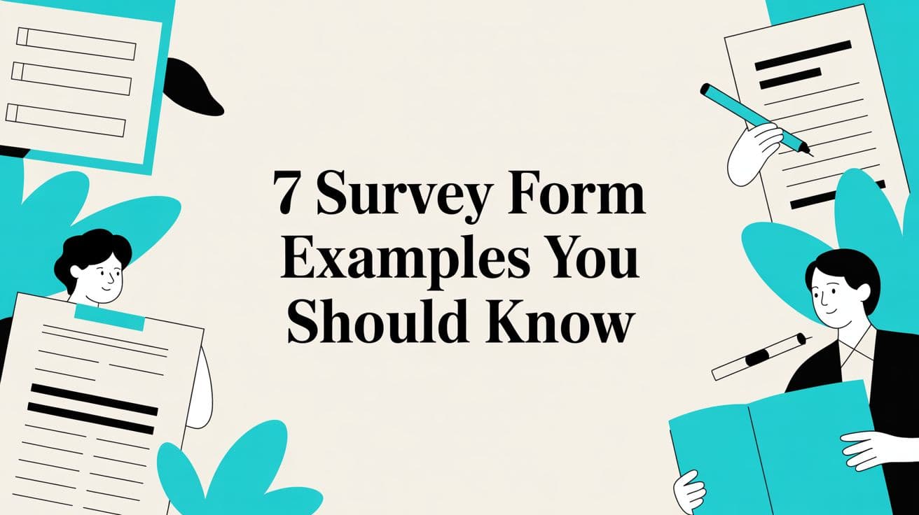 7 Survey form examples You Should Know