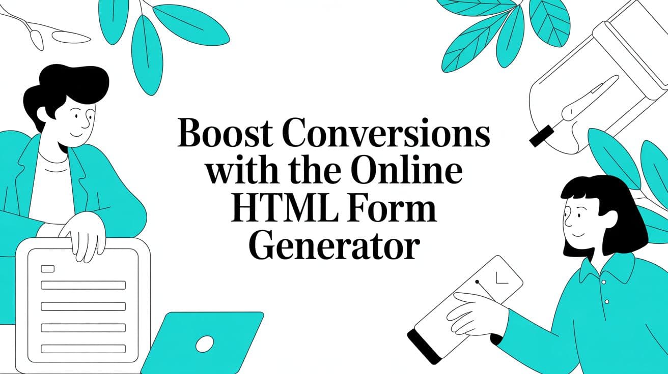 Boost Conversions with the online html form generator