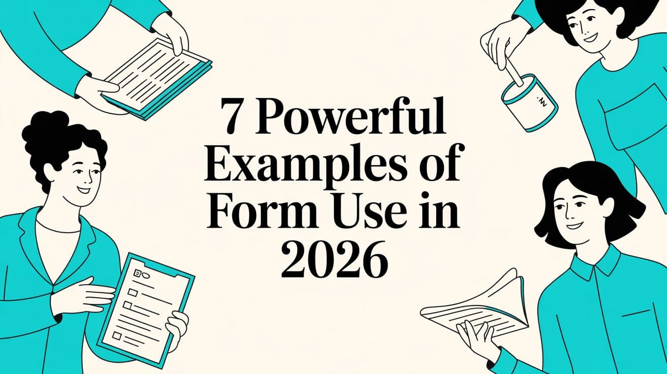 7 Powerful Examples of Form Use in 2026